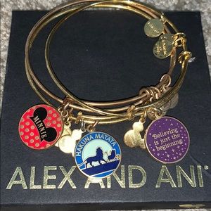 Set of 3 Disney Alex & Ani Bracelets